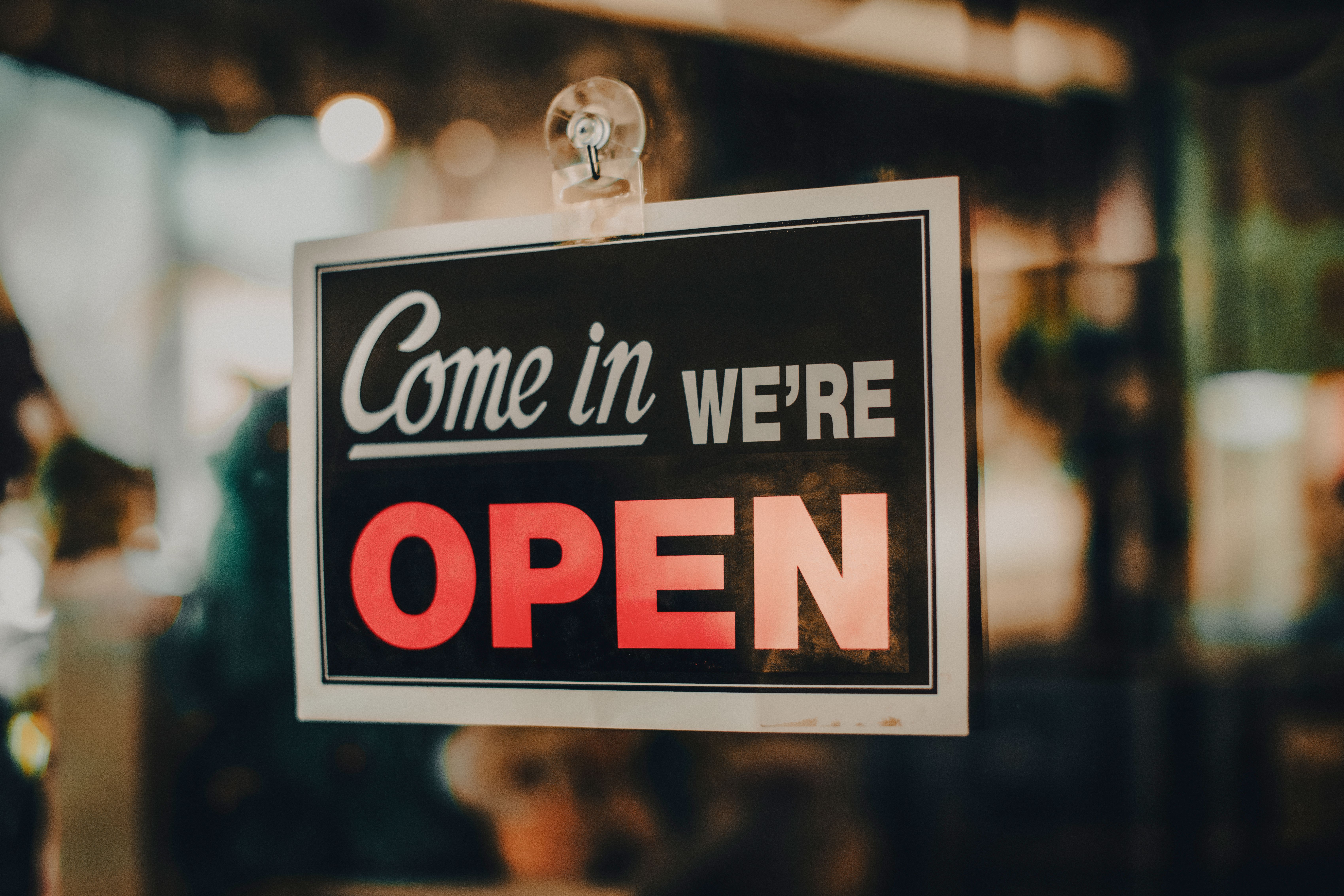 Welcoming neighborhood storefront representing local small-business growth